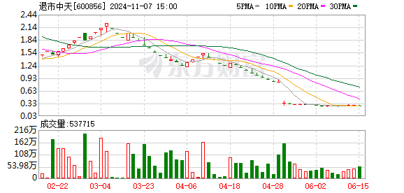 ST中天（股票代码，600856）全面深度解析