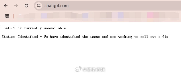 ChatGPT突然崩溃，引发业界震动