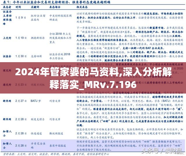 2024年管家婆的马资料,精细解读解析_R版65.925