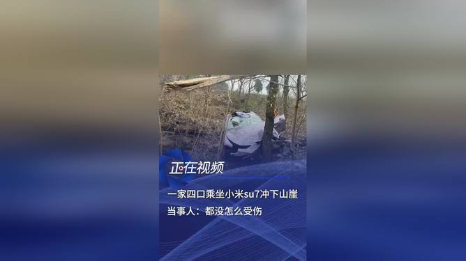 小米SU7滚坠山崖，一家四口奇迹生还